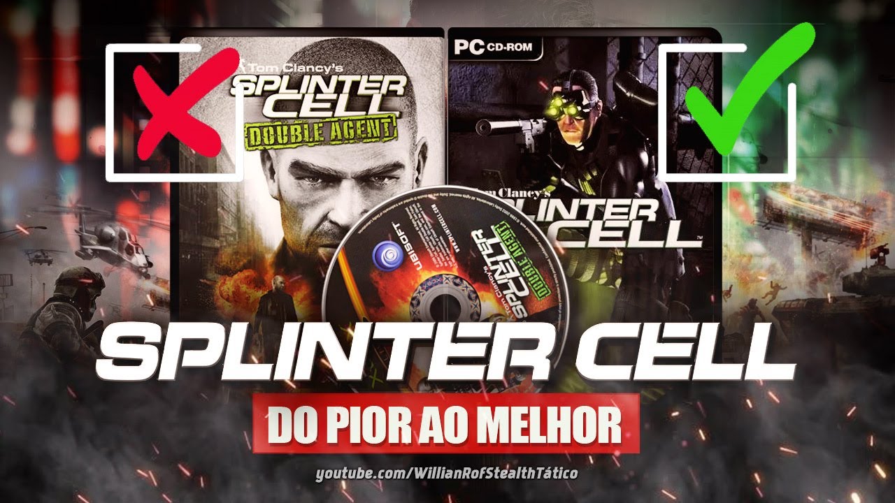 SPLINTER CELL - Ranking do PIOR ao MELHOR