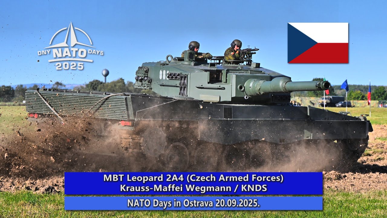🇨🇿MBT Leopard 2A4 (Czech Armed Forces)_NATO Days 🇨🇿Ostrava 20.09.2025.