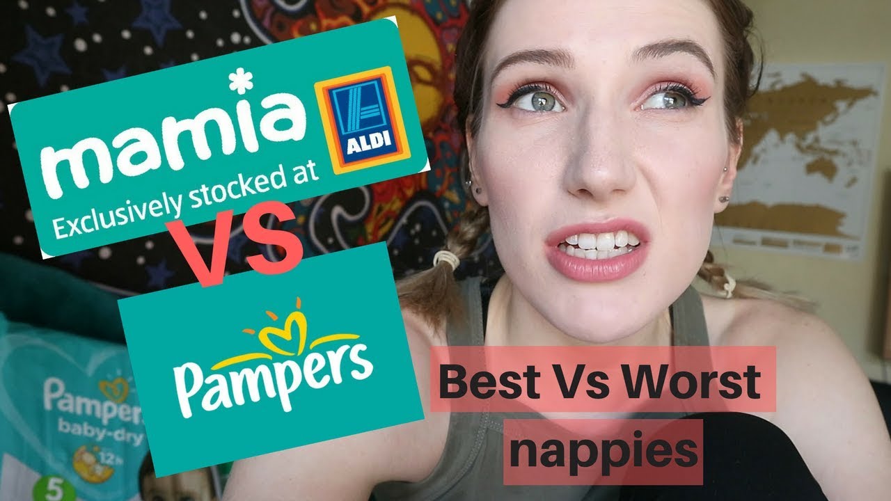 PAMPERS VS MAMIA (ALDI) || A NAPPY COMPARISON AND REVIEW