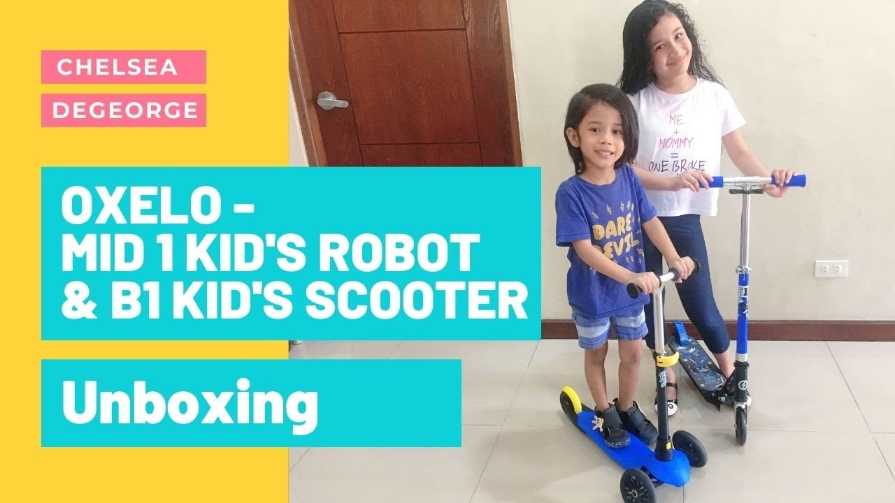 Oxelo scooter unboxing
