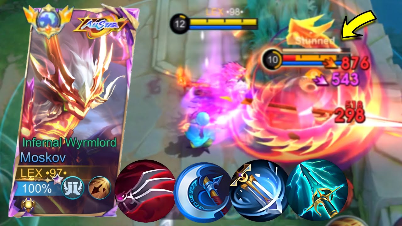 MOSKOV CRITICAL BUILD+SKY PIERCER DAMAGE YANG SANGAT TINGGI!! - MLBB