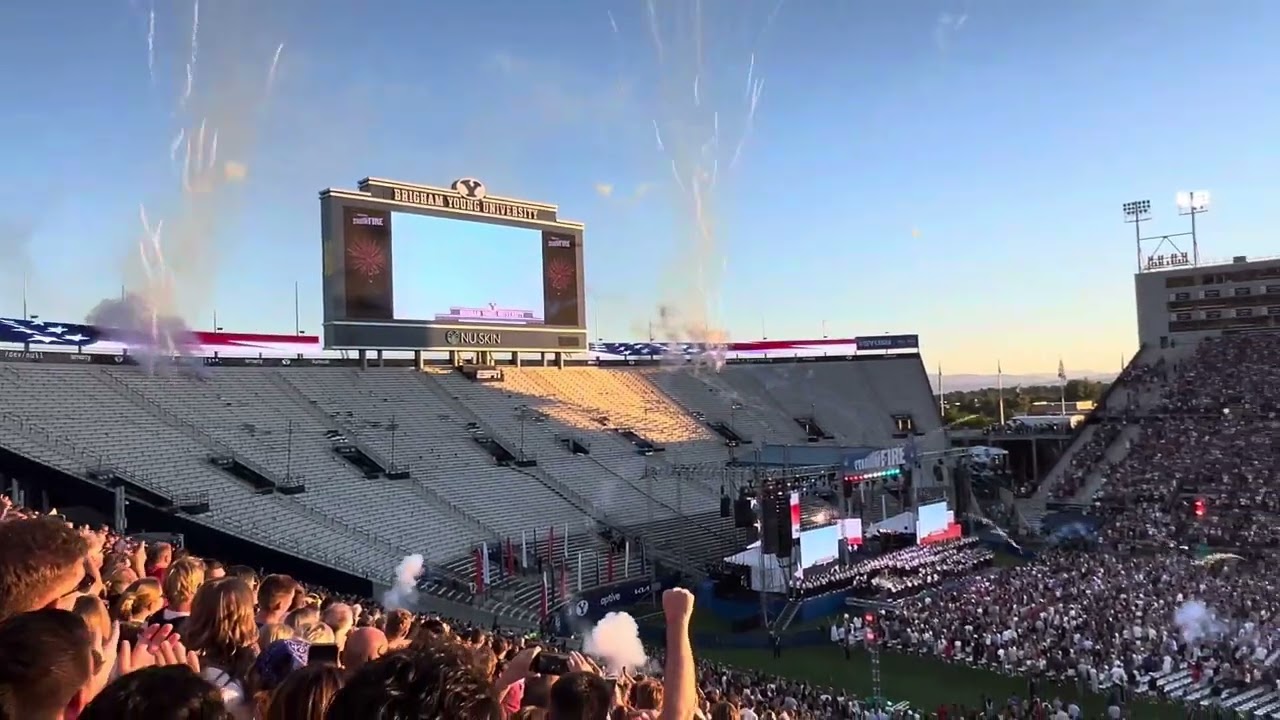 Stadium of Fire firework malfunction