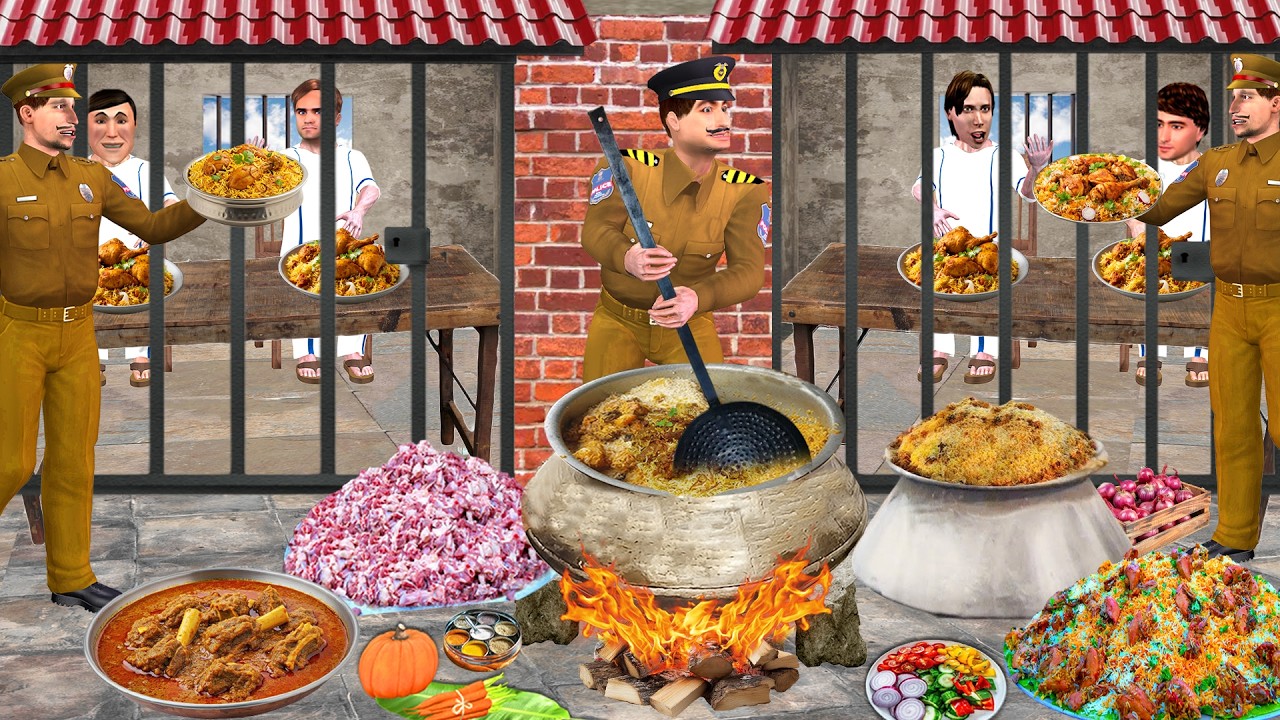 Jail Dhaba Restaurant Chicken Mutton Biryani Desi Dhaba Street Food Hindi Kahaniya Moral Stories