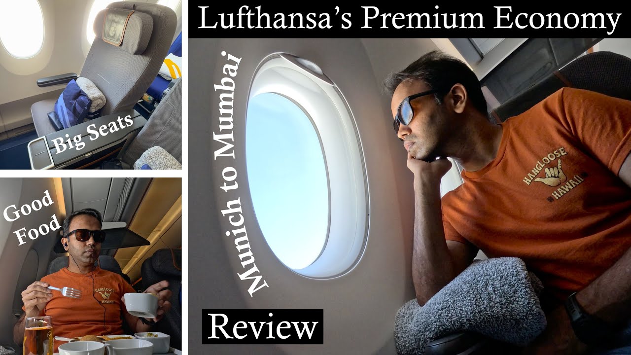 Lufthansa Premium Economy Review ✈️ Munich to Mumbai | Full Hindi Flight Experience