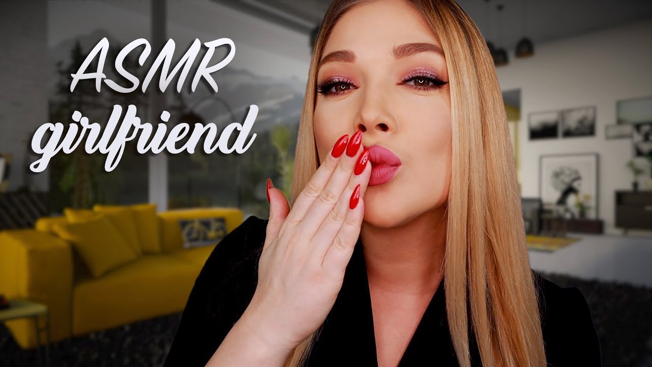 ASMR Girlfriend Takes Care of You (Face Brushing and Massage, Scalp Massage)