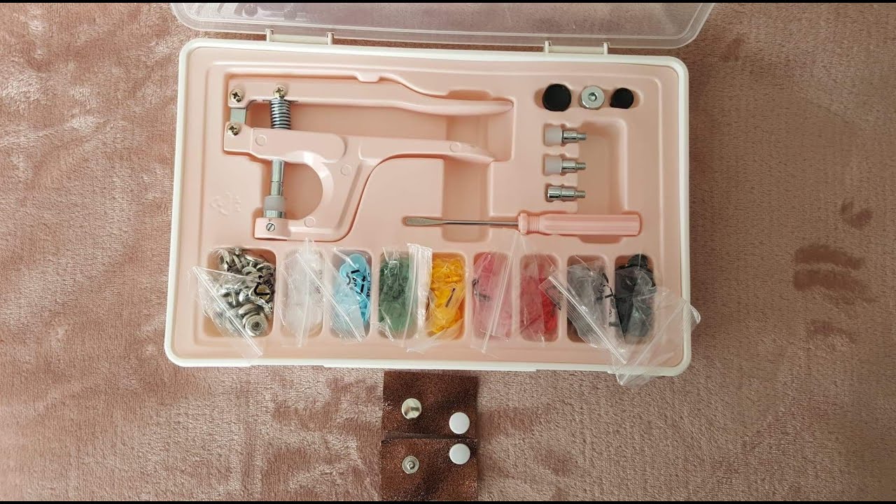 TUTO EN DUO : COMMENT POSER LES BOUTONS PRESSION AVEC L'OUTIL LIDL