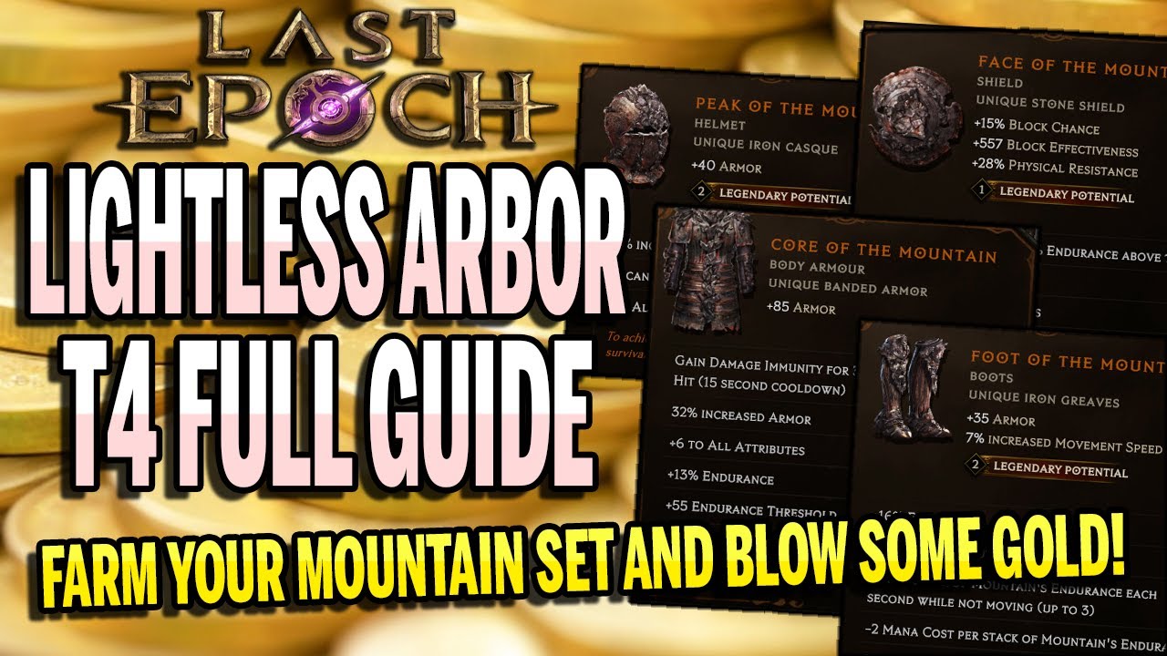 Last Epoch LIGHTLESS ARBOR T4 Dungeon and Boss Guide