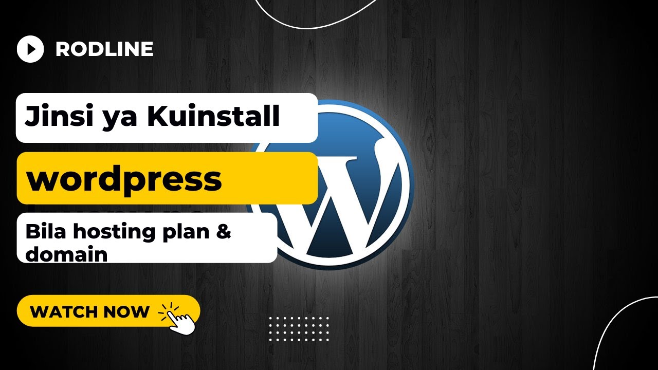 jinsi ya ku Install WordPress kwenye PC bila hosting & domain Kwa ili kutengeneza website offline