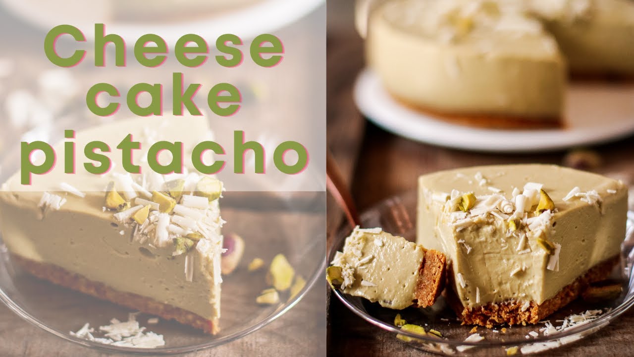 TARTA DE PISTACHO saludable y sin horno. La mejor del mundo!!