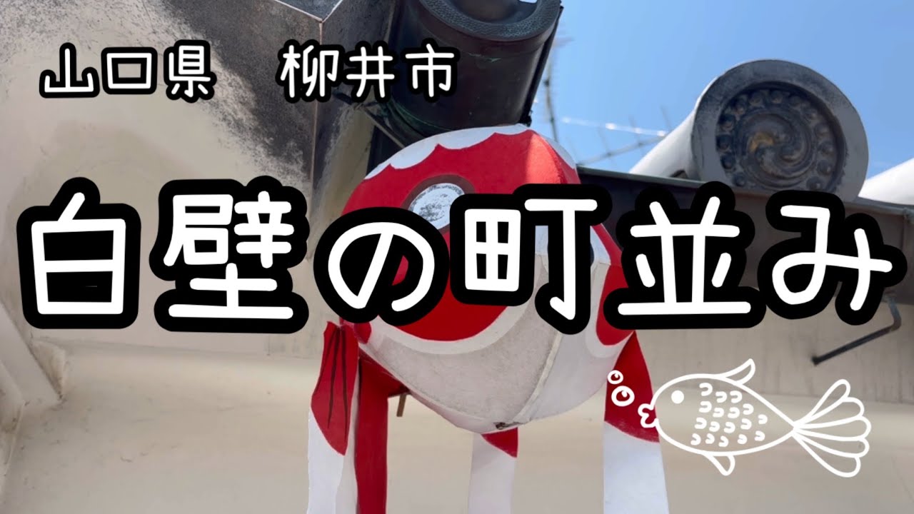 【歴史的町並み】山口県柳井市、白壁の町並みに行って来た！甘露醤油に金魚ちょうちん、魅力いっぱいの町