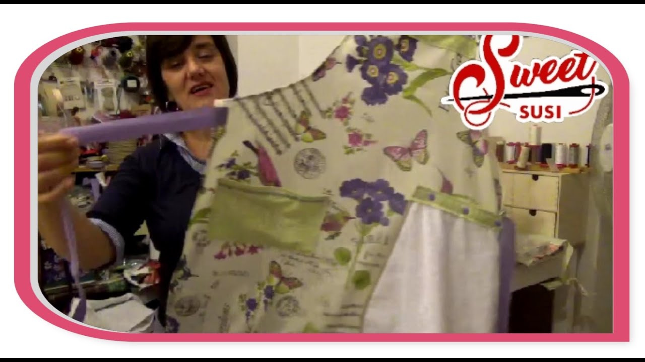 ✂️🍽️🍰 Come cucire un grembiule con asciughino intercambiale Tutorial passo passo per principianti