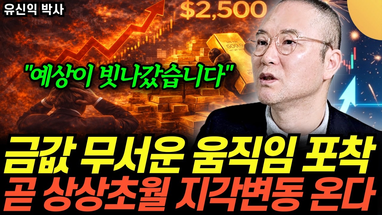 “언론은 쉬쉬하고 있다” 금값 앞으로 진짜 무서워진다. 가진 금 싹다 ‘이렇게’ 하세요 (유신익 박사 / 2부)
