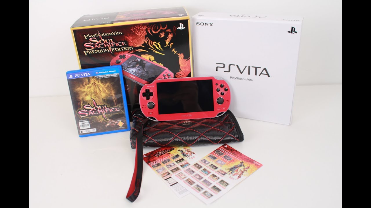 Playstation Vita Soul Sacrafice Premium Edition Unboxing and Giveaway ( PS Vita )