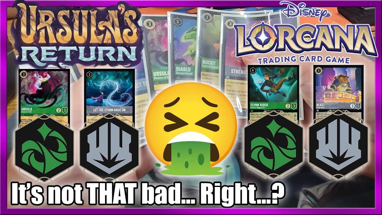 The WORST matchup ever? Or a TIGHT back and forth? Lorcana Live Emerald Steel Mirror 7.1.24