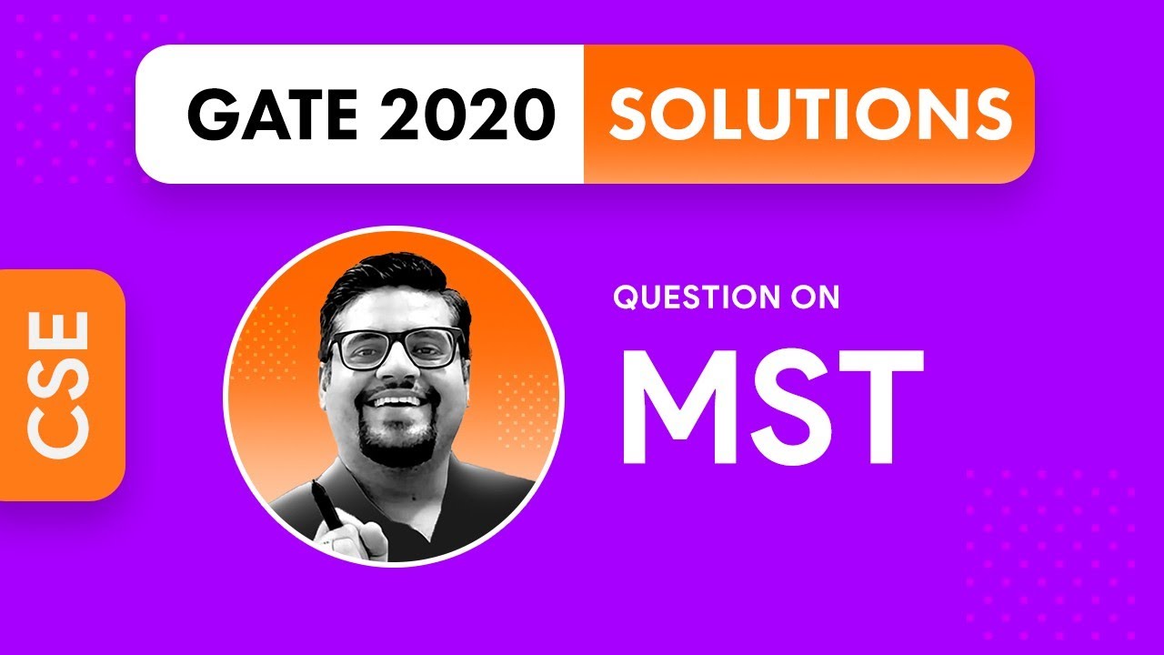 GATE 2020 MST question