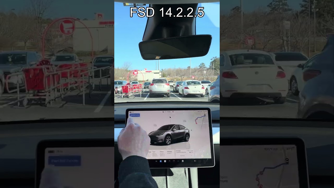 Tesla FSD 14.2.2.5 No Disengagement Drive #tesla #teslafsd #teslamodely