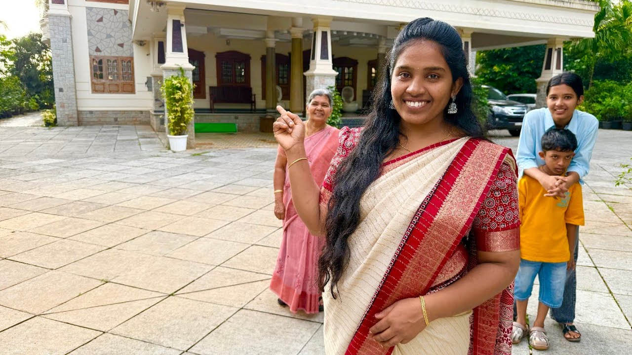 ചേട്ടൻ്റെ വീട്ടിലേക്ക് 😍 Home 🏡 Tour ചെറു മുറികളില്ലാത്ത അത്ഭുത വീട്