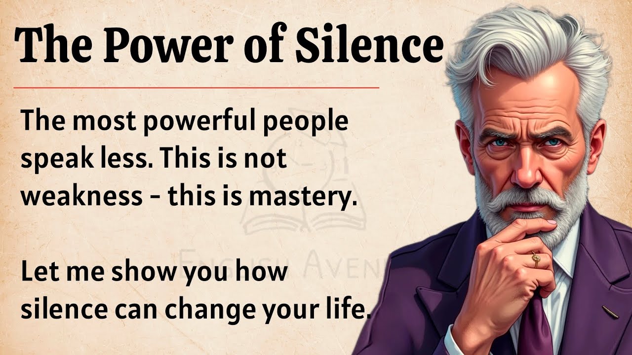 The Power of Silence || Master It Before You Speak Again || Graded Reader || Improve Your English ✅️