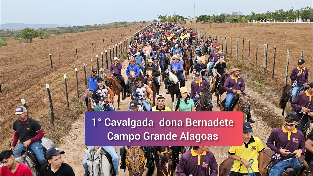 Vid. 03  1° Cavalgada  dona Bernadete  /  08/02/26 percurso 