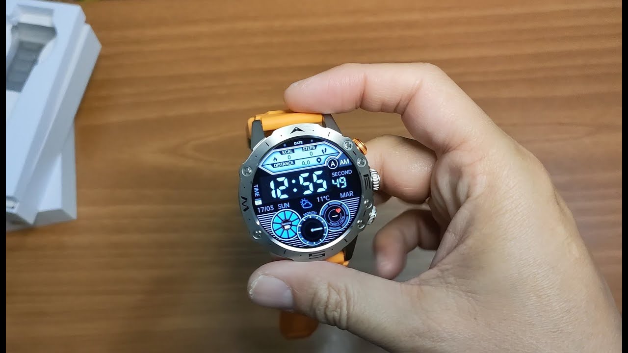 Smartwatch MT43 PRO unboxing and quick menu view