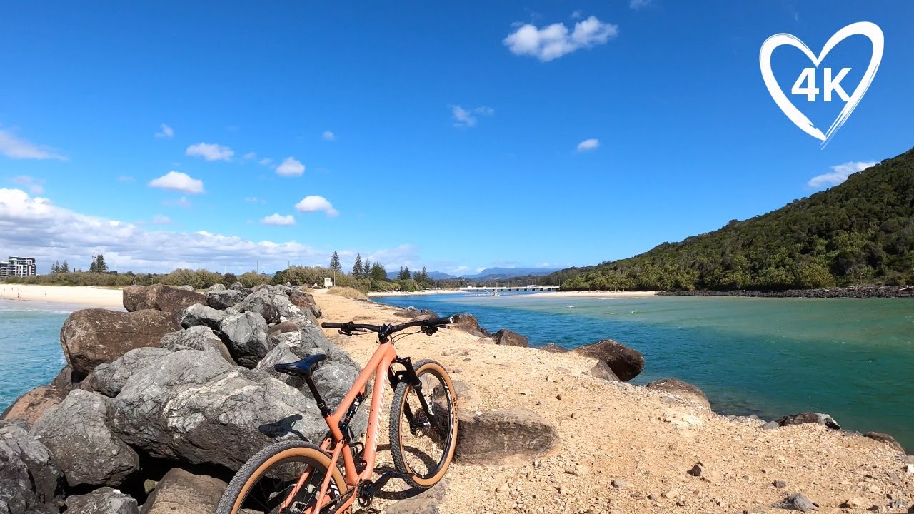 Epic 80km Virtual Bike Ride On An Epic Bike - Gold Coast Australia - 3hrs Of Ocean Views