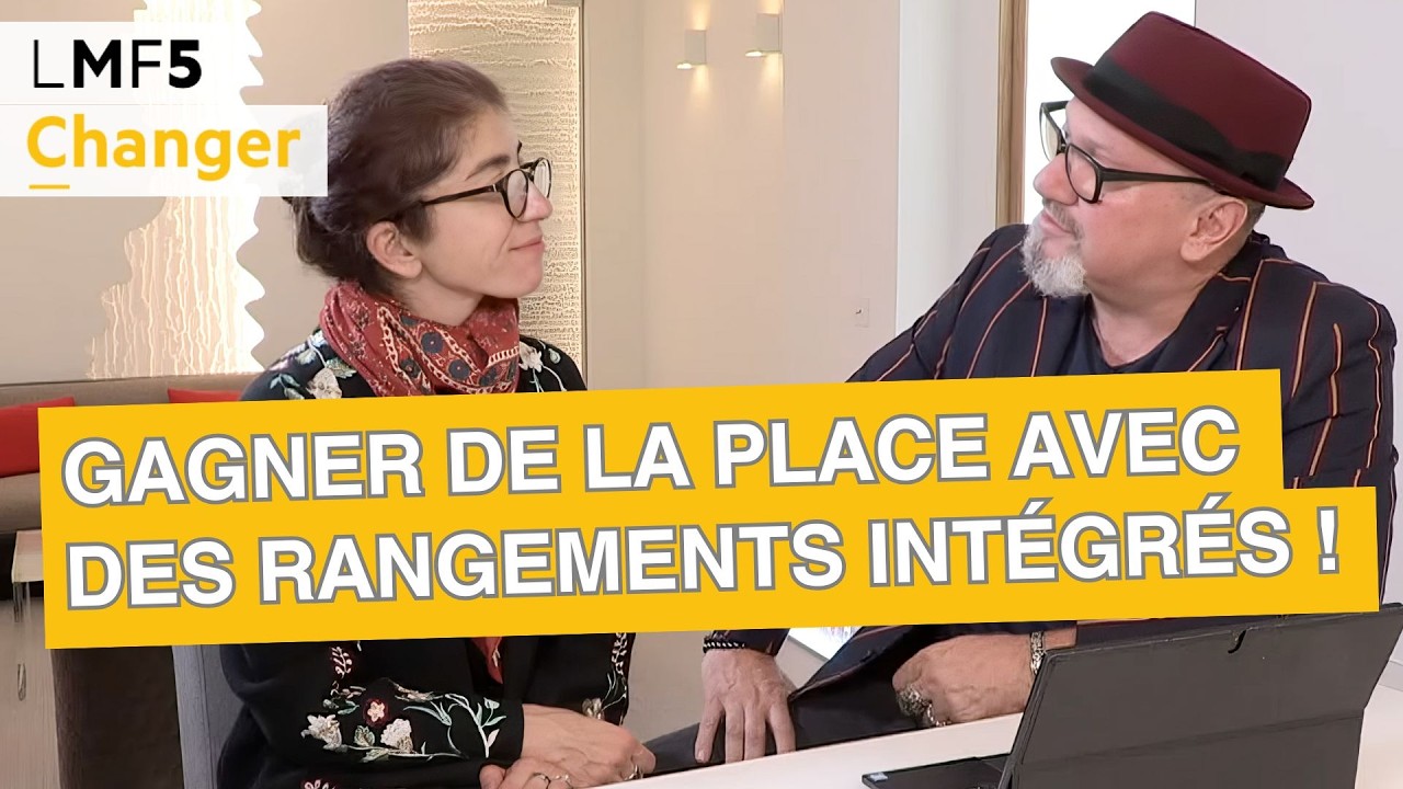 Gagner de la place avec des rangements intégrés ! - LMF5