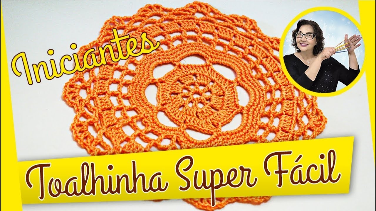 Como fazer Toalhinha em crochê Fácil para iniciantes