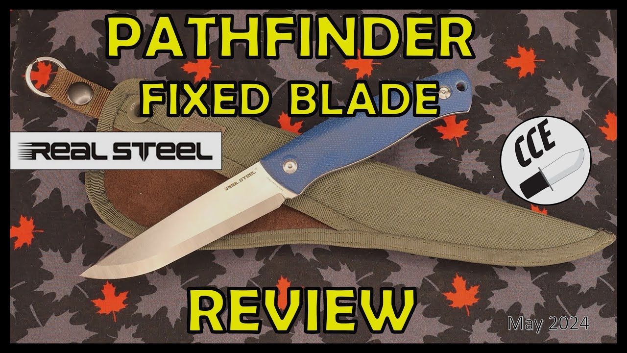 Real Steel Knives PATHFINDER Fixed Blade -  Ivan D. Braginets Design