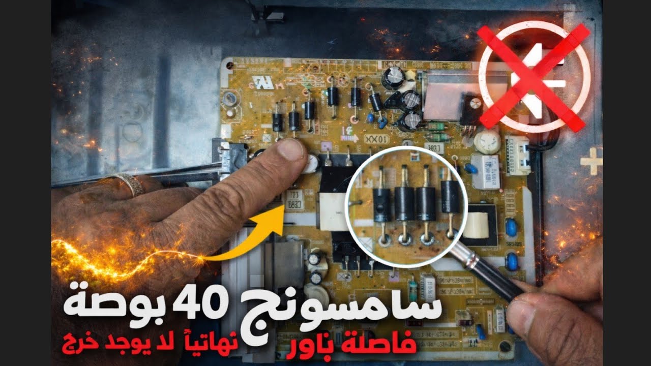 سبب خبيث،🤔🤔 يكتم الجهود وطريقة اكتشافه 🔬🩺 سامسونج 40 بوصة فاصلة باور نهائيًا 😱 