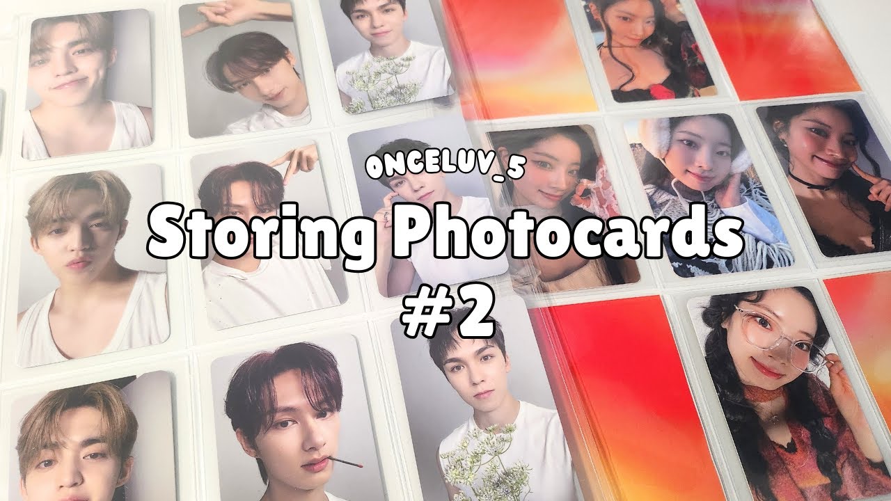 storing photocards! ⋆｡°✩ [2] twice, svt, rv, le srfm +