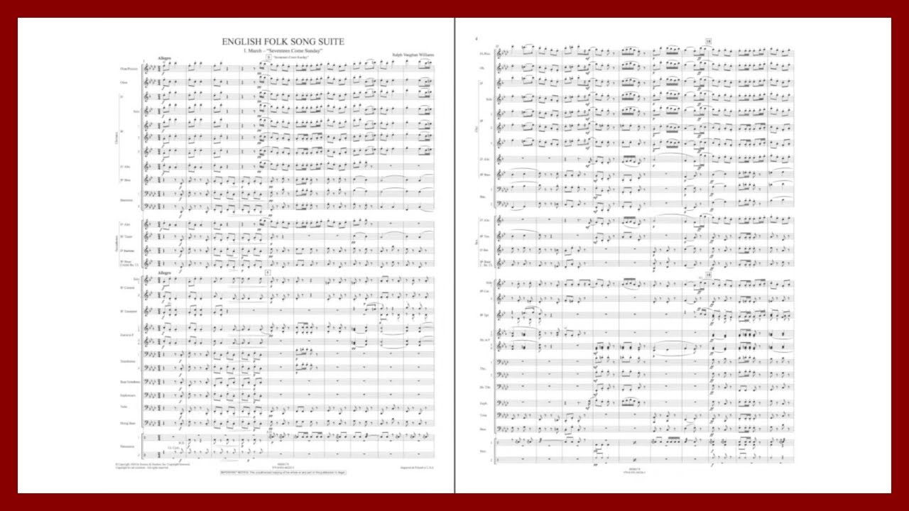 English Folk Song Suite by Ralph Vaughan Williams