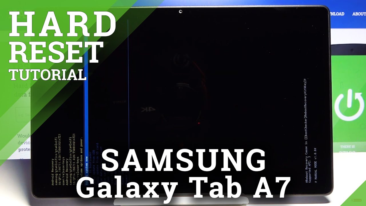 Как сделать полный сброс настроек SAMSUNG Galaxy TAB A7 2020 — сброс настроек до заводских через ...