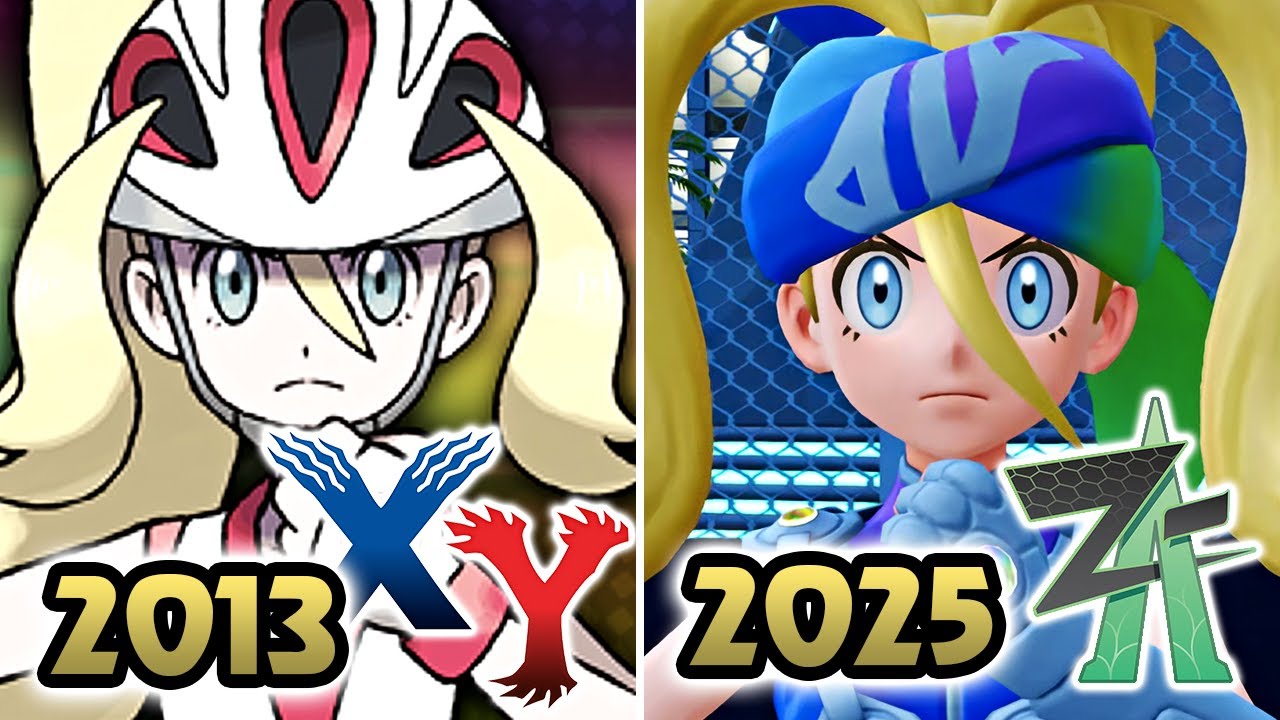 Pokémon Comparison  ⸱ Korrina Battle (Legends: Z-A Vs. X & Y)