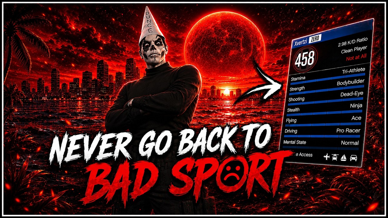 How To NEVER Go to Bad Sport In GTA Online!