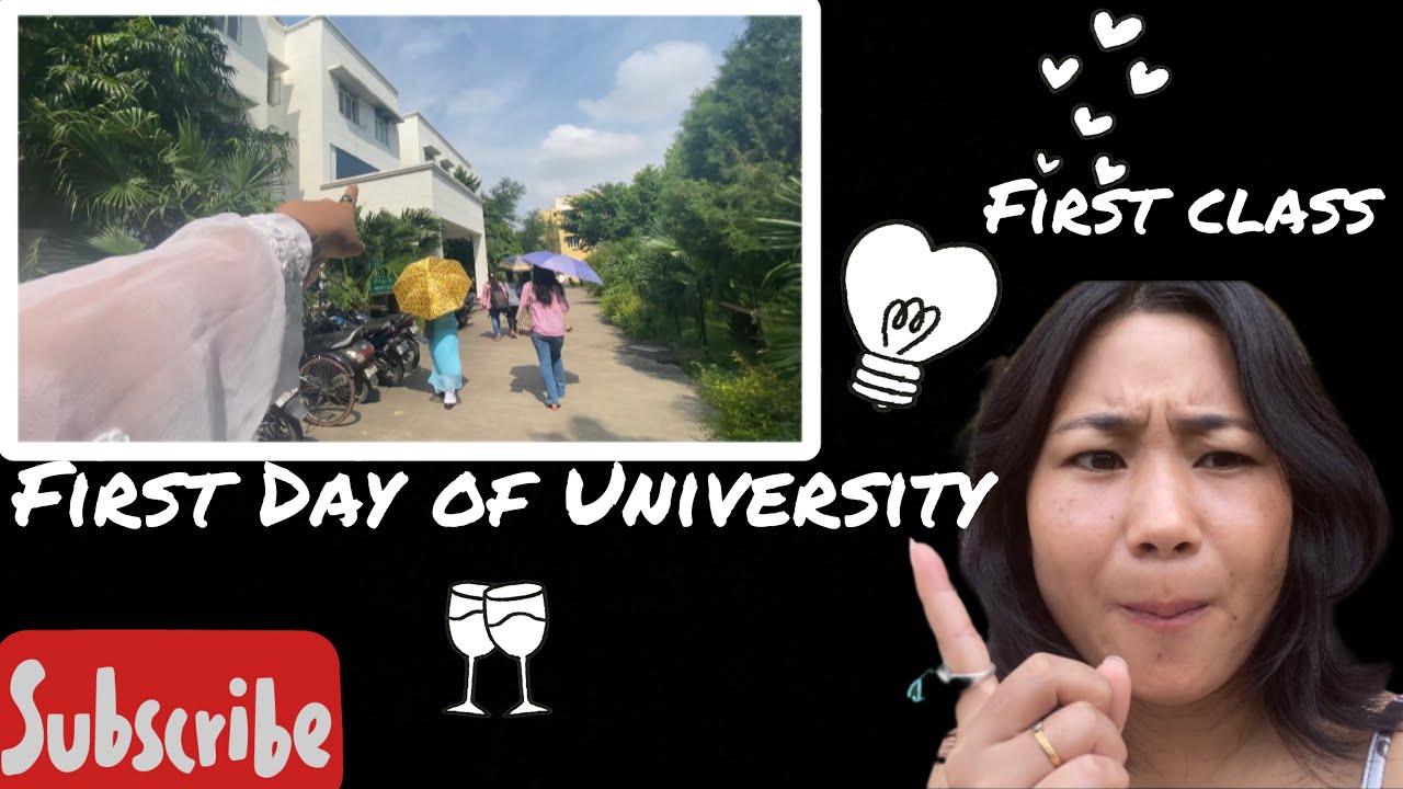 first day of uni vlog 📖 || BBAU Lucknow || meet my mates || my first news presentation 📑
