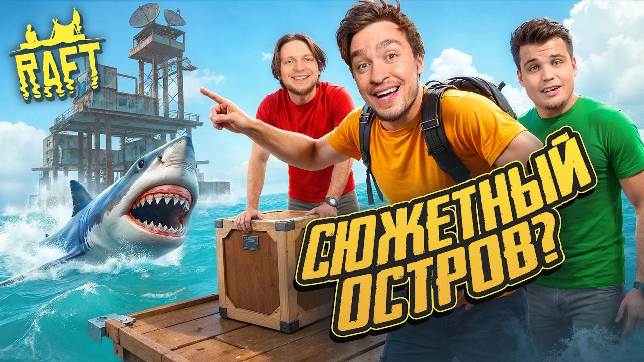НАШЛИ ПЕРВЫЙ СЮЖЕТНЫЙ ОСТРОВ | RAFT ВЫЖИВАНИЕ #3