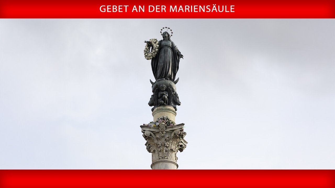 Gebet an der Mariensäule: 8. Dezember 2025 - Papst Leo XIV.
