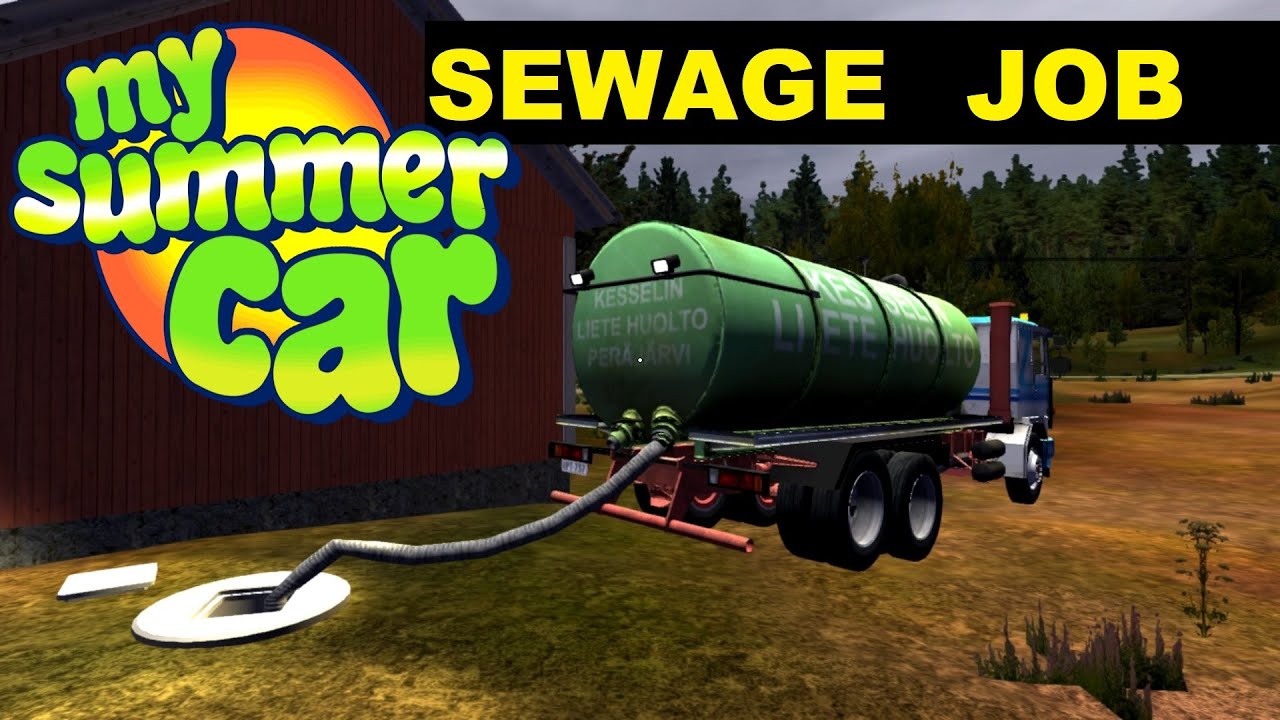 My Summer Car РАБОТА НА ГРУЗОВИКЕ