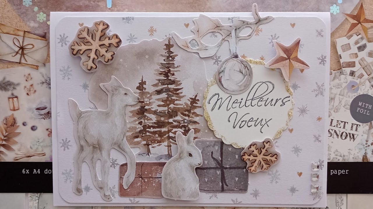 TUTO CARTE PAPER CRAFT SET ACTION