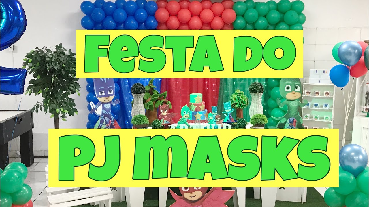 Decoração do PJ MASKS