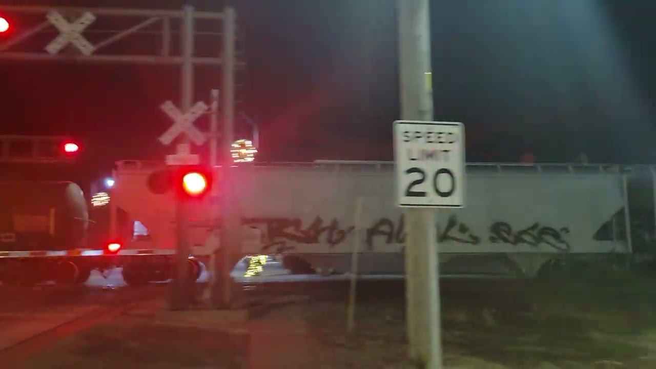 SB UP & CN manifest train in Watseka, IL 