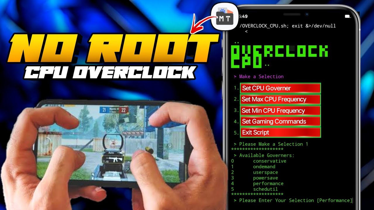 Easily Overclock Your Android CPU Clock Speed Without Root