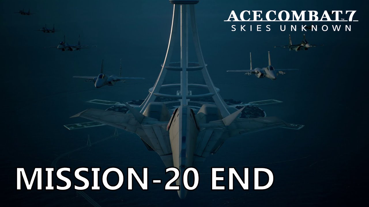 Ace Combat 7 Skies Unknown (PC) Gameplay Walkthrough Campaign Mission 20 END - Dark Blue