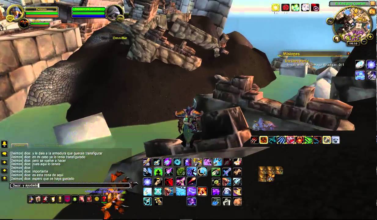 Como transfigurar en ventormenta- WoW