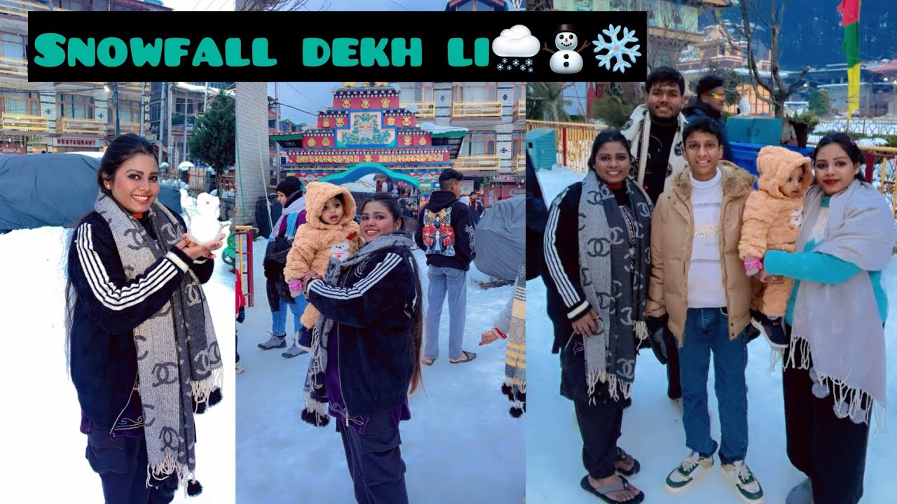 Day 3 in Manali🌨️❄️||mansi vlog|| manali 