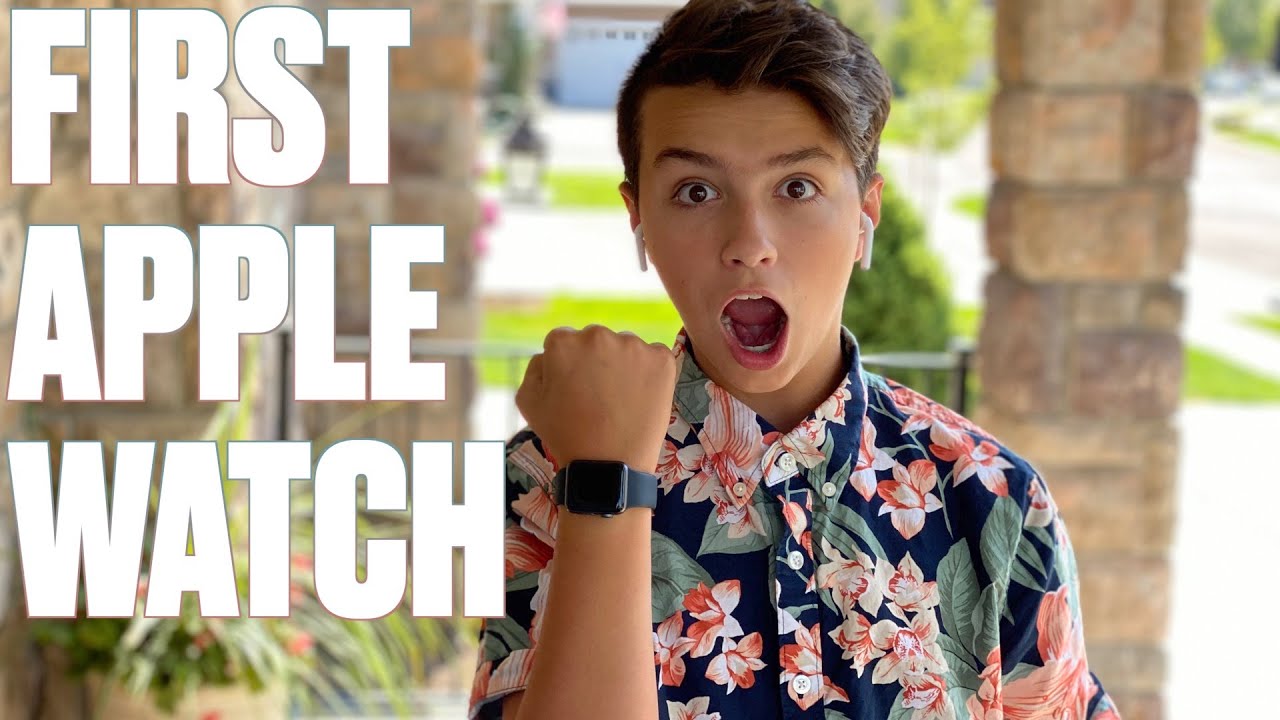 BUYING HIS FIRST APPLE WATCH WITH HIS OWN MONEY