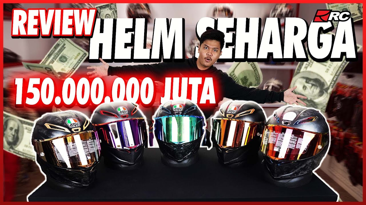 REVIEW SEMUA HELM AGV PISTA LIMITED EDITION SEHARGA 150JT❗️❗️PERTAMA DI DUNIA 🔥