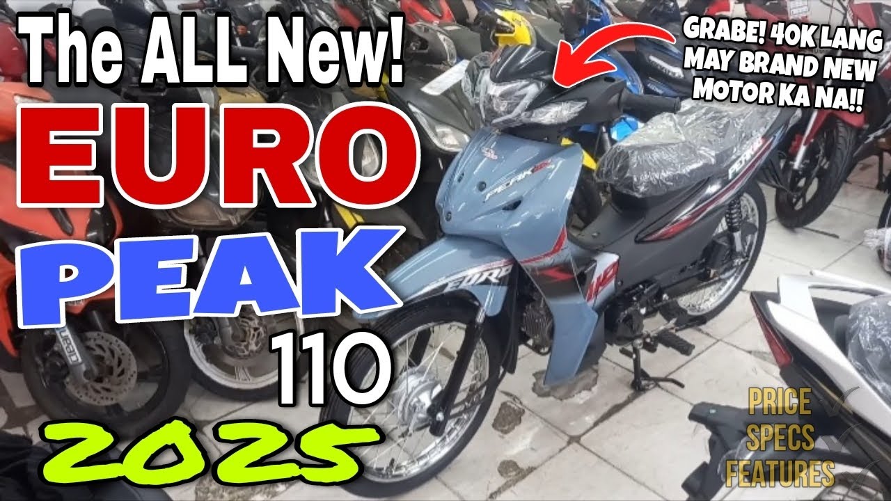 The ALL New Euro Peak 110 2025 | Euro Motorcycle Review 2025