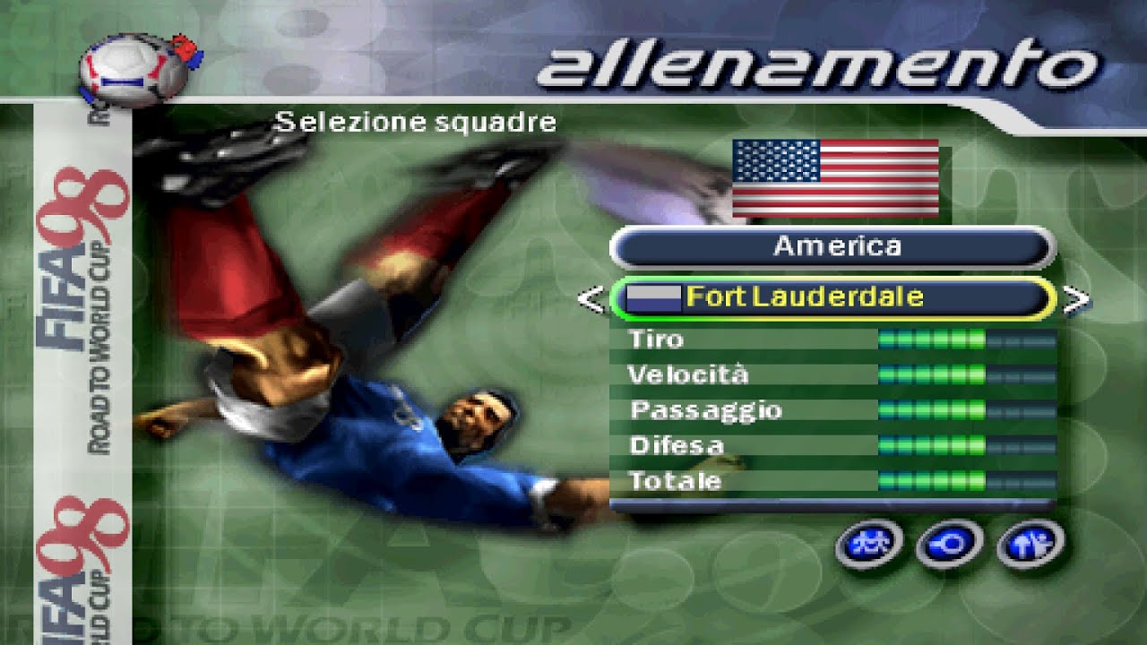 statistiche dei giocatori del fort lauderdale su fifa 98