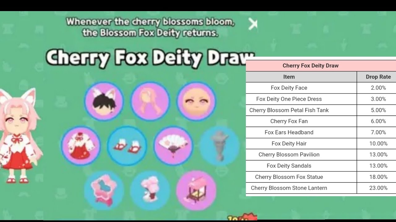 Cherry Fox Deity Draw | Play Together